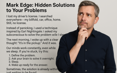 Hidden Solutions to Your Problems