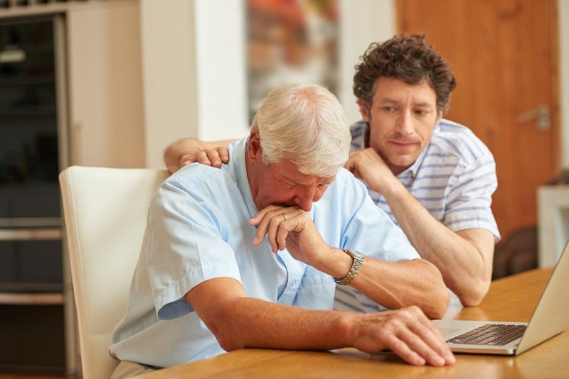 elderly man fell for online scam